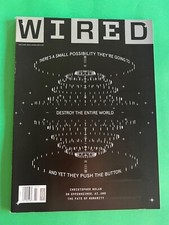 CHRISTOPHER NOLAN OPPENHEIMER * FATE OF HUMANITY July August 2023 WIRED MAGAZINE picture