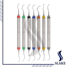 Gracey Curettes 7 Pcs Gracey Dental Hollow Handle Hygiene Scalers Gracey Set CE picture