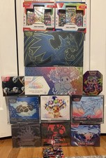 POKEMON SEALED COLLECTION LOT - GUARANTEED ITEM FROM PICTURE + 1-5 POKEMON PACKS picture