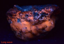 214 Gram Fluorescent Unknown White Color Mineral With Fluorescent Sodalite picture
