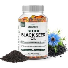 NEW！Organics Ocean Better Black Seed Oil Cold Pressed - 30 soft capsules picture