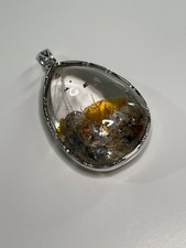 Collector-Grade Golden Healer Phantom Quartz S925  Pendant picture