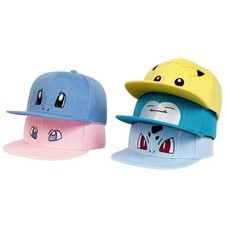 Pokemon Pikachu Squirtle Charmander Embroidery Baseball Cap Anime Adjustable Hat picture