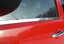 Window Sill Trim Mirror Stainless Steel Set/2 CHEV SILVERADO X/CAB 99-07 CLASSIC picture