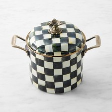 MacKenzie-Childs Stockpot, Courtly Check, 7-Qt. No Import Fees picture