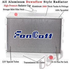 4 Row Aluminum Radiator For 1968-74 1972 Dodge Plymouth Small Block 26