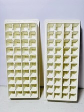 Vintage HTF Frigidaire Cocktail Mini Ice Cube Tray Lot Of 2 Party Replacements picture