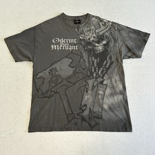 Vintage 2007 Triple H WWE WWF Wrestling Hammer HHH DX King Skull Mens T-Shirt XL picture