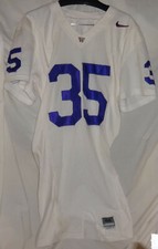1996 CHRIS CAMPBELL Washington Huskies Football Game Used Worn NCAA Jersey picture