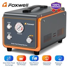 FOXWELL Car Automotive Brake Bleeder Vacuum Pump Kit Electric Fluid Oil Exchange picture