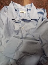 0113 NWT Joseph Abboud Tailored Fit Blue Dress Shirt Button Down 20 38/39 B&T NW picture