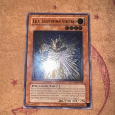 🔥 YUGIOH Lyla, Lightsworn Sorceress LODT-EN019 ULTIMATE RARE ORIGINAL VLP/NM picture