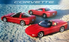 2002 Original Dealer Showroom Chevy Corvette Z06 Coupe Convertible Poster picture
