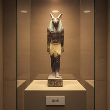 Authentic Ancient Egyptian Antique Rare Statue of God Seth Figurine Egyptian BC picture