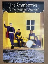 THE CRANBERRIES, TO THE FAITHFUL DEPARTED,RARE AUTHENTIC LICENSED 1996 POSTER  picture