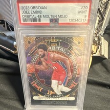 2023-24 Obsidian Orbital Joel Embiid Electric Etch Molten Mojo/10 picture