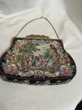 DEADSTOCK Vintage Austrian Petit Point Tapestry Purse - Brand New with Original  picture