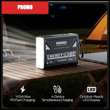 MOVESPEED 70000mAh LED Camping Lantern Power Bank 140W Fast Charge Emergency picture