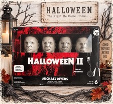 Halloween II Michael Myers Gemmy Musical Light String Battery powered set of 6  picture