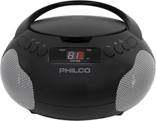 Philco Portable CD Player Boombox with Speakers, Radio, CD, 3.5mm Aux, LED picture