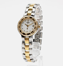 Vintage [Exc+5]FENDI 900L White Dial 26mm Gold Roman Bezel Qz Ladies Watch Japan picture