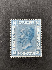 Kingdom of Italy. 1867. Effigy VE II. Torino. 20 Cent. T26. MNH. Certified. picture