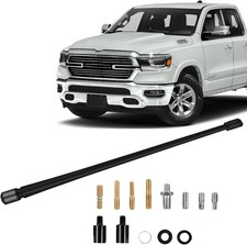 MODIGT 13 Inch Car Radio Antenna Fit for Dodge Ram 1500 2500 13INCH, Black picture