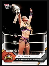 Kelani Jordan NXT Heatwave Title - 2026 WWE Topps NOW - Card 91 Presale picture