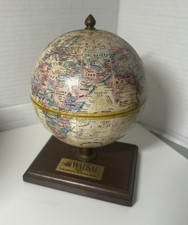 Replogle World Classic 9 Inch Diameter Desktop Globe Genuine Hardwood Base USA picture