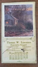 Vintage 1918 Thomas Lawrence Druggist Advertisement Pittsburgh, PA Calendar  picture