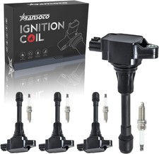 Bobinas + bujías iridio p/Nissan 1.6-2.5L 2007-2019, reemplaza UF549, 4pcs picture