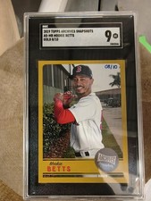 2019 Topps Archives Snapshots - Mookie Betts #AS-MB Gold /10 picture