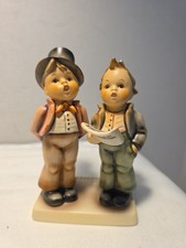 M J HUMMEL #130 DUET / FIGURINE TMK-1 Incised Crown / Rare / Very Nice  picture