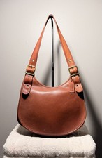 VTG Coach Saddle Bag Leather Rust Color Made In USA picture