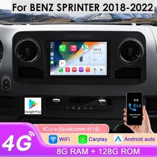 8+128GB 8Core Android 14 Carplay Stereo Radio For Mercedes Benz Sprinter 2018-22 picture