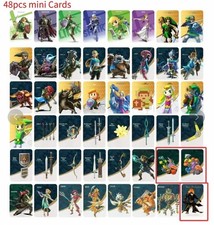 48pcs/set BOTW TOTK Zelda Tears of the Kingdom Mini NFC Cards for Switch 2 Wii U picture