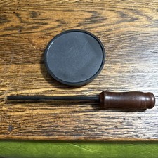 VINTAGE LOHMAN THUNDER DOME SLATE TURKEY POT CALL  Hard Call 2 Find Sounds Great picture