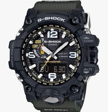 Casio G-SHOCK Mudmaster Analog/Digital Quartz 200m Black Resin Box & Manual picture
