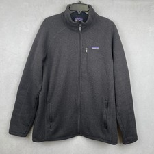 Patagonia Better Sweater Full Zip Fleece Jacket Black Mens L Gorpcore 25527 FA18 picture