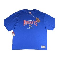 Denver Nuggets Mitchell & Ness Hardwood Classic Shirt NBA Retro Men's Size 3XL picture