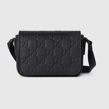 Gucci GG Rubber-Effect Mini Messenger picture
