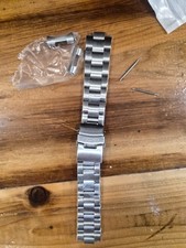 Seiko Skx Srpd 22mm Oyster Stainless Steel Watch Bracelet 22 Mm Curved End Band picture