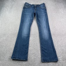 Vintage Mavi Jeans Womens 27 Blue Zoe Low Rise Bootcut Stretch Denim Casual Y2K picture