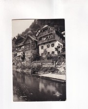 F1986) Postcard HALLSTATT in Upper Austria - Houses B/W PHOTO AK Postcard picture