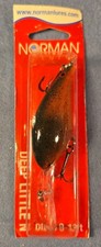 *Pre-Pradco Norman Lures Deep Little N Made USA 3/8 oz GDLN-276 REVERSE GRN CRAW picture