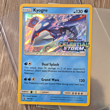 The Pokémon Company Kyogre Holo EN 130HP Prerelease Promo SM129 picture