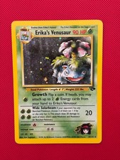 POKEMON Erika's Venusaur - Gym Challenge 004/132 - Holo Rare - MP FOOT SWIRL 🌀 picture