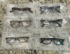 Lot of 6 Woman’s Eyeglass Frames, Multicolor, New, Demo lenses. Mixed lot ETRO picture