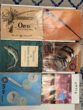 collection of vintage Orvis fly fishing catalogs and books 1974-2007 Lot Of 6 picture