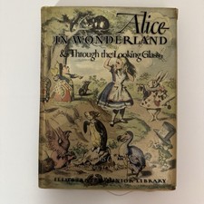 Alice in Wonderland,Through the Looking Glass1946 HC Dusk Cover Special Edition picture